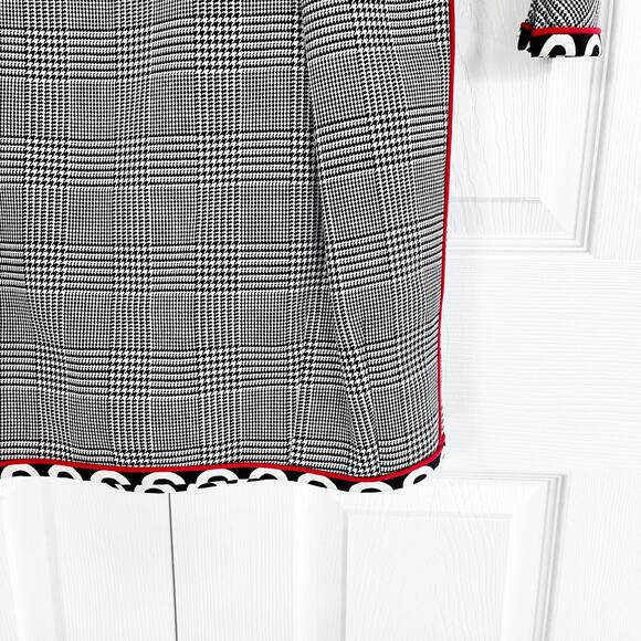 Carlisle Houndstooth Wool Blend Sheath Dress - Picture 5 of 10